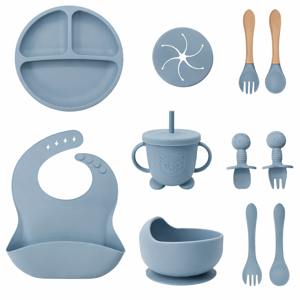 SET DE ALIMENTACION DE SILICONA DE ALTA CALIDAD 11 piezas