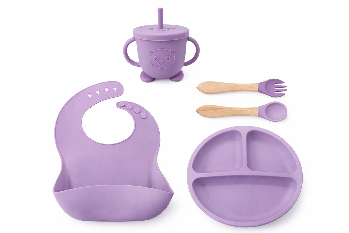 SET ALIMENTACION BEBÉ 5 PIEZAS