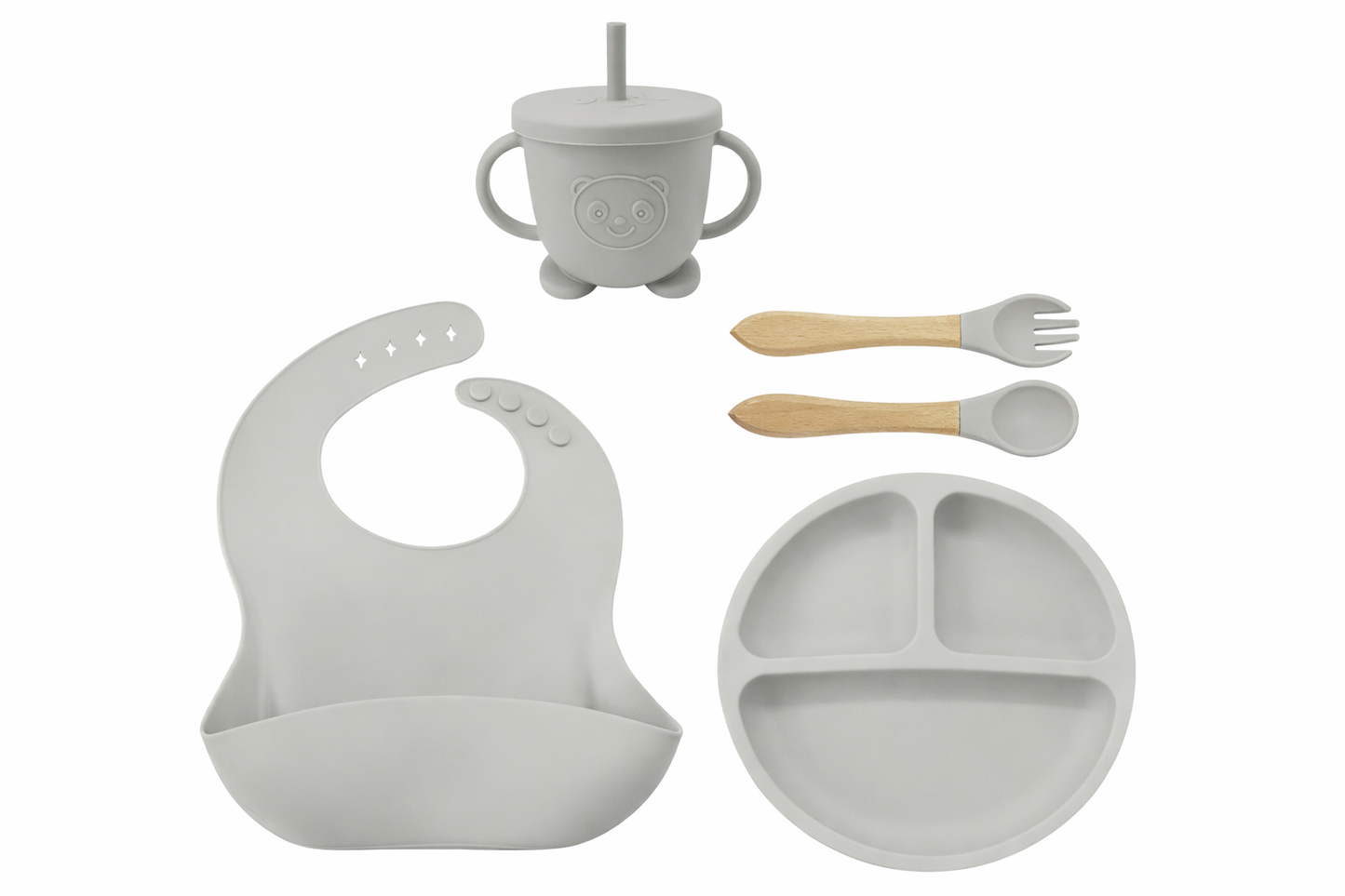 SET ALIMENTACION BEBÉ 5 PIEZAS