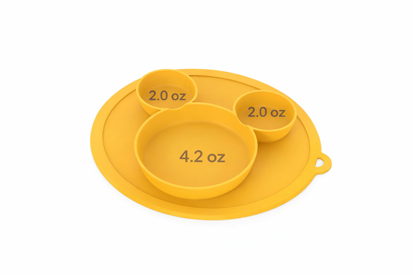 PLATO DE SILICONA ESTILO  MICKEY