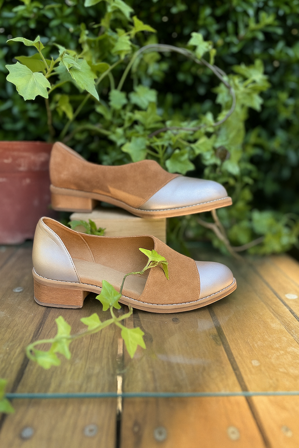 BABUCHAS MUJER ELEGANCE CUERO