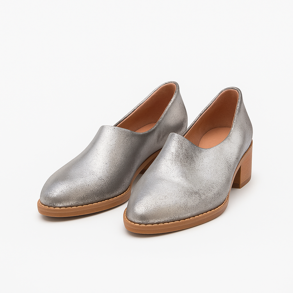 Zapato Mujer Silver Moonlight Cuero.