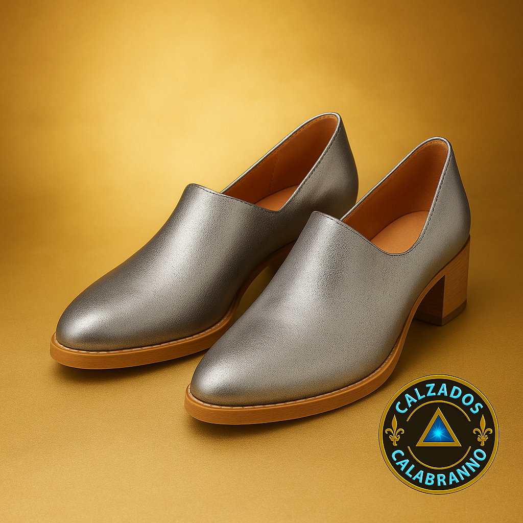 Zapato Mujer Silver Moonlight Cuero.