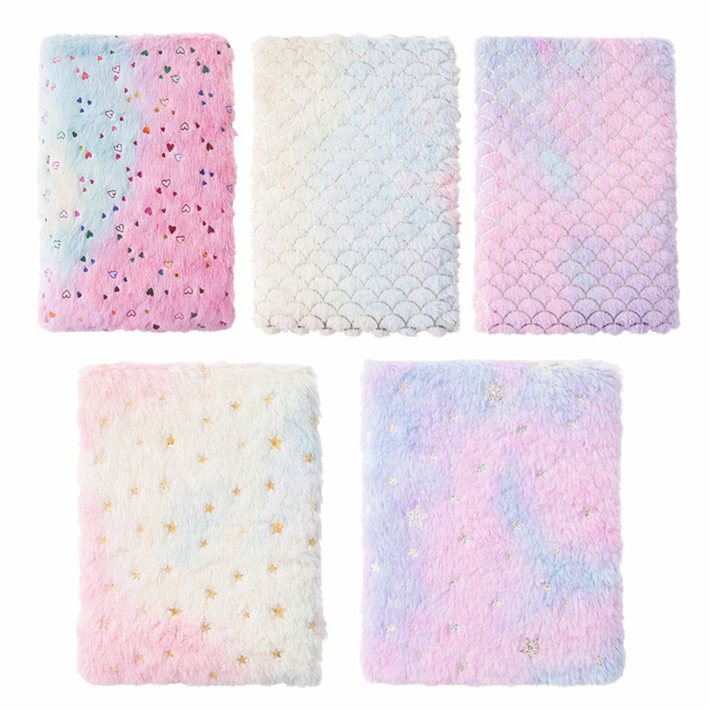 📓 Libretas Kawaii Peluche – Diseños Suaves y Brillantes