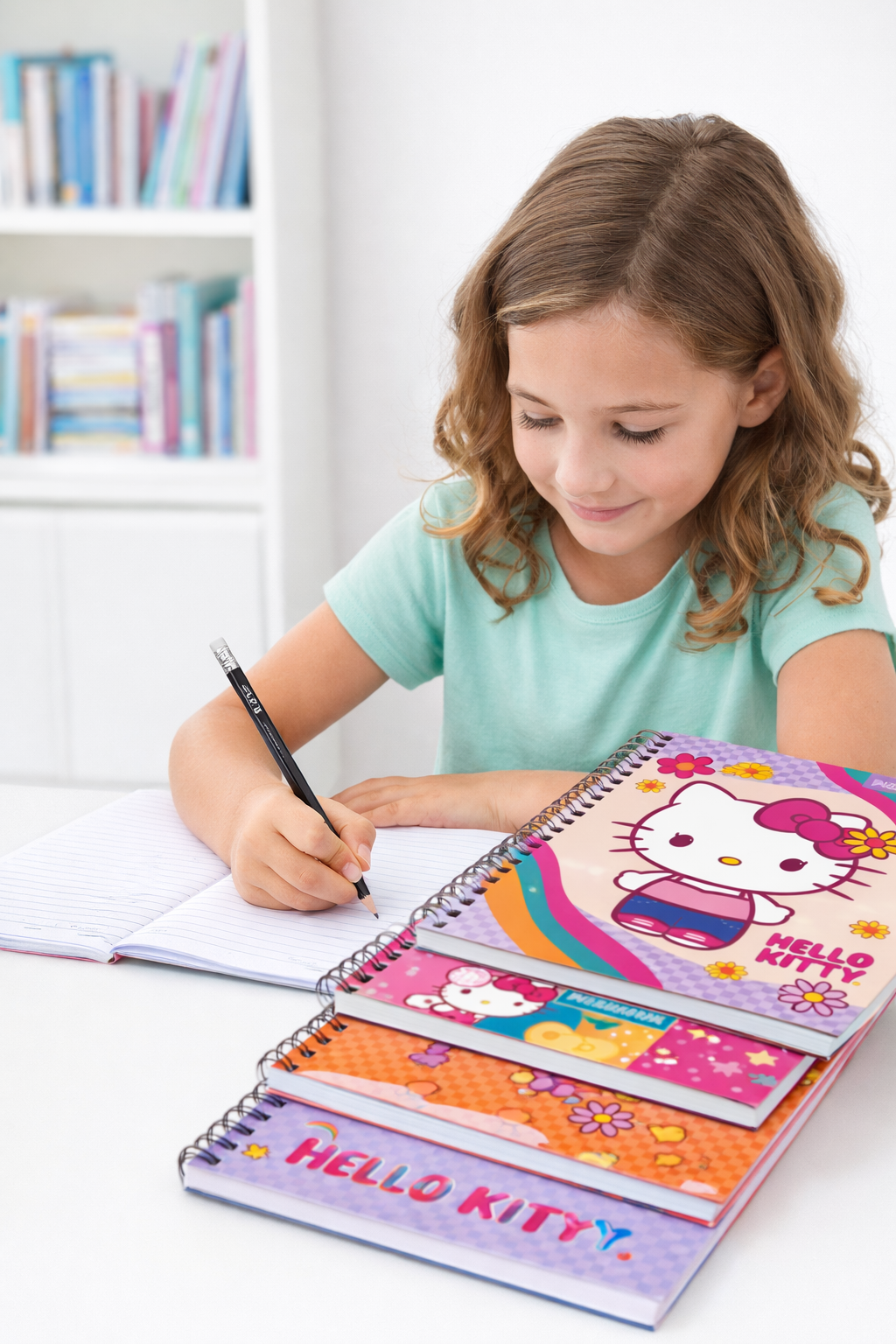 📒💖 Cuaderno Anillado Hello Kitty – Diseño Surtido | Ideal para Clases y Apuntes