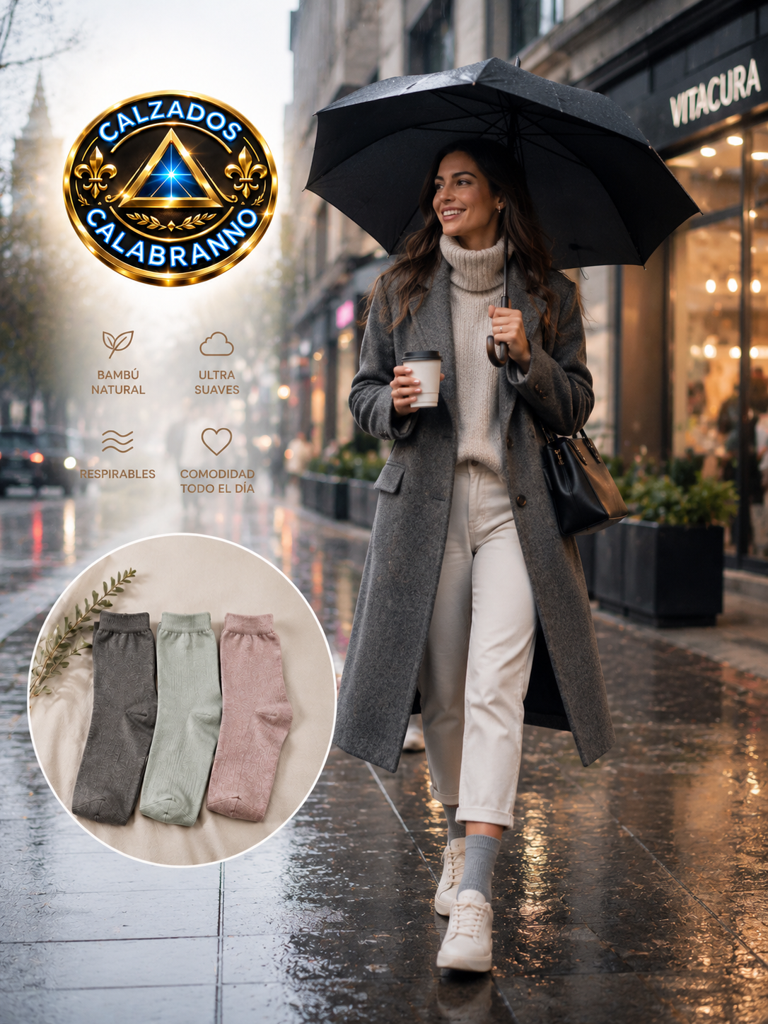 Calcetas Premium de Bambú Mujer – Ultra Suaves y Cómodas