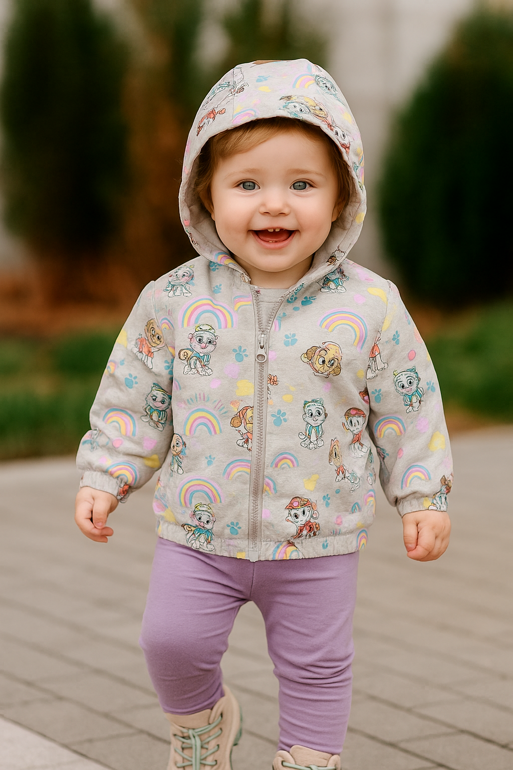 CHAQUETA NIÑA CORTA VIENTO IMPERMEABLE