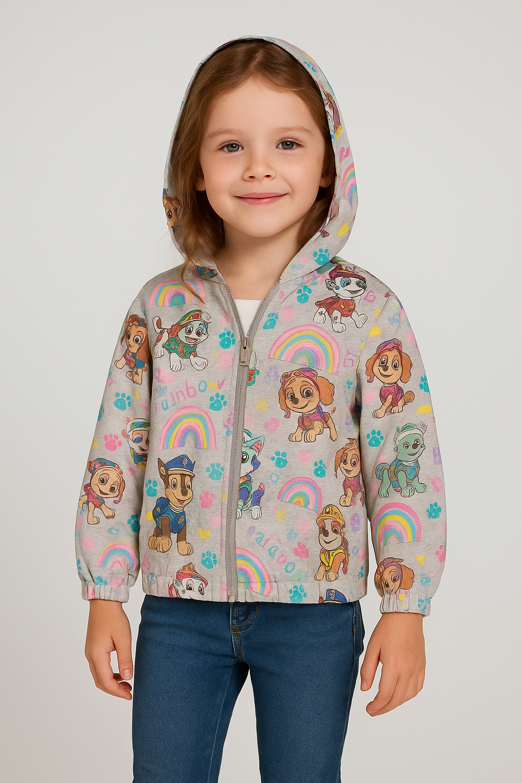 CHAQUETA NIÑA CORTA VIENTO IMPERMEABLE