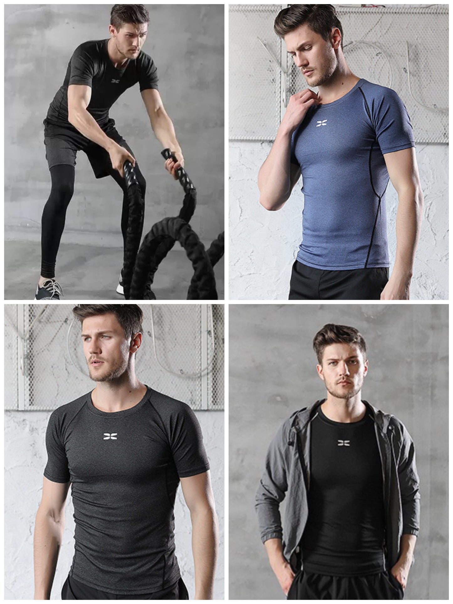 Polera Hombre Deportiva ajustada