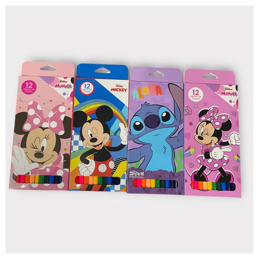 LAPICES DE COLORES SURTIDOS DISNEY