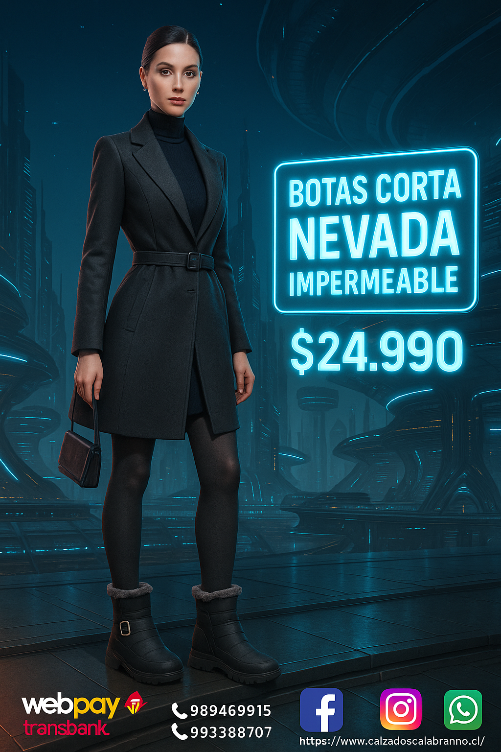 BOTA MUJER   CORTA NEVADA IMPERMEABLES