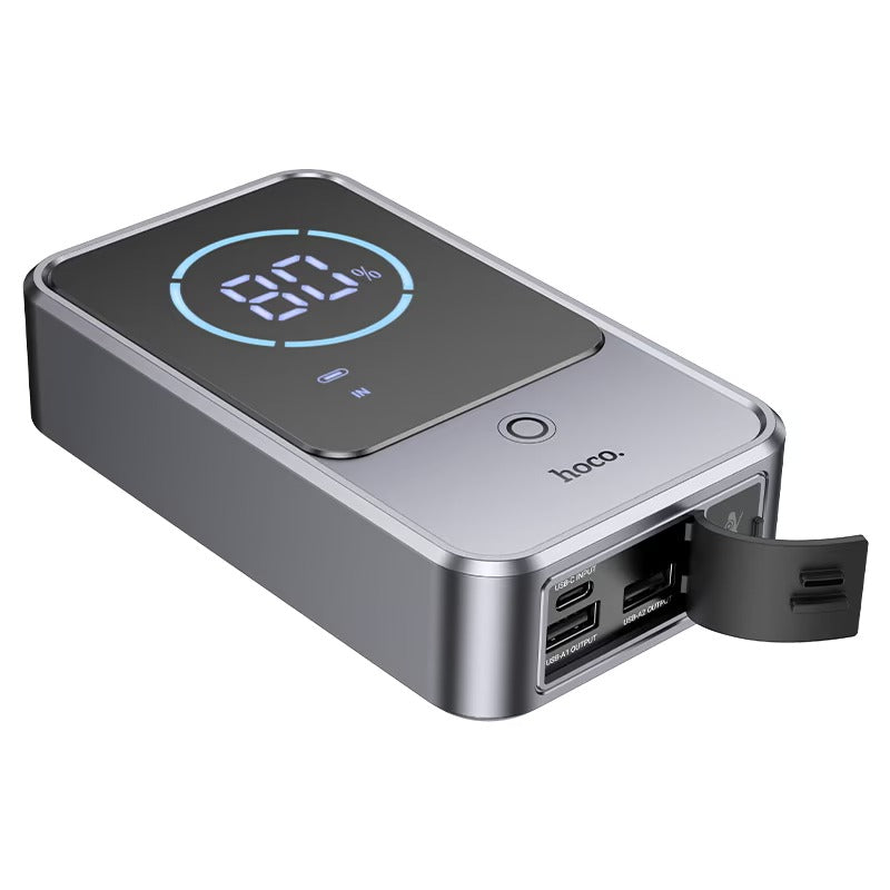 🚗⚡ HOCO QS7 PARTIDOR DE AUTO + POWER BANK 10.000 mAh