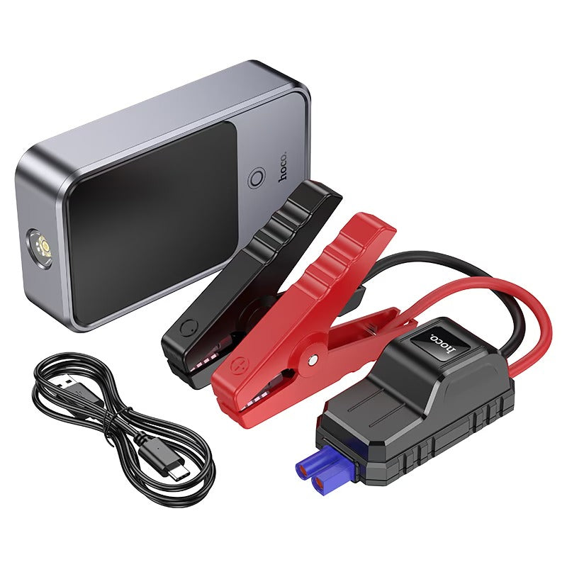 🚗⚡ HOCO QS7 PARTIDOR DE AUTO + POWER BANK 10.000 mAh