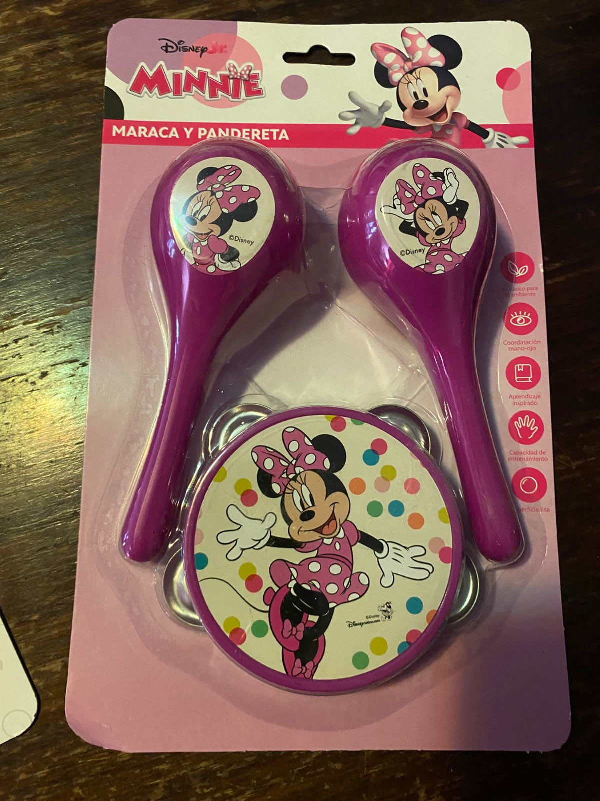 SET DE INSTRUMENTOS  MUSICALES PANDERO Y MARACAS