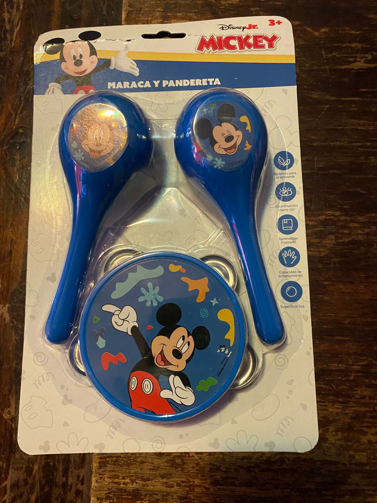 SET DE INSTRUMENTOS  MUSICALES PANDERO Y MARACAS